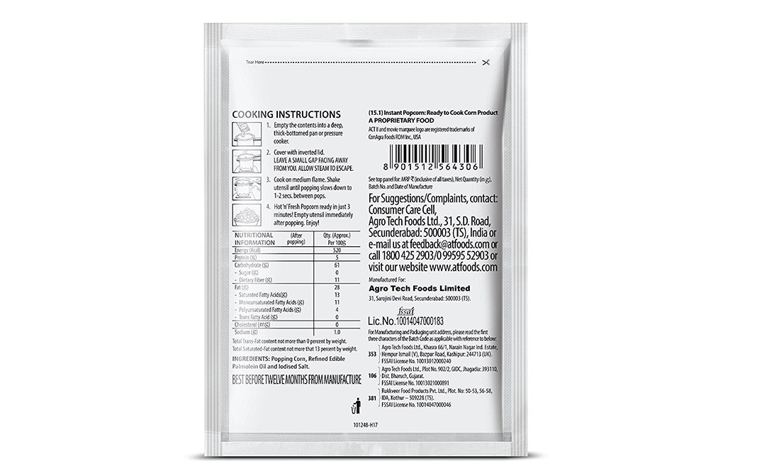 Act II Classic Salted    Pack  150 grams
